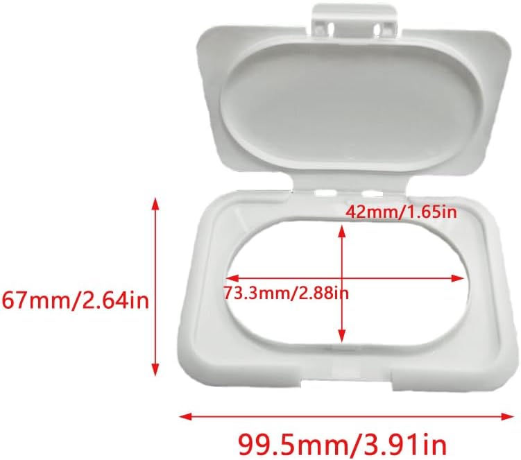 UtySty 5 Pack Baby Wipes Flip Lid Reusable Adhesive Sticky Dispenser Cover Non-Drying Cap for Child Water Wipe Packs Bag Package Portable Pouch Travel Wet Tissues Paper Towel Holder Container - Image 2